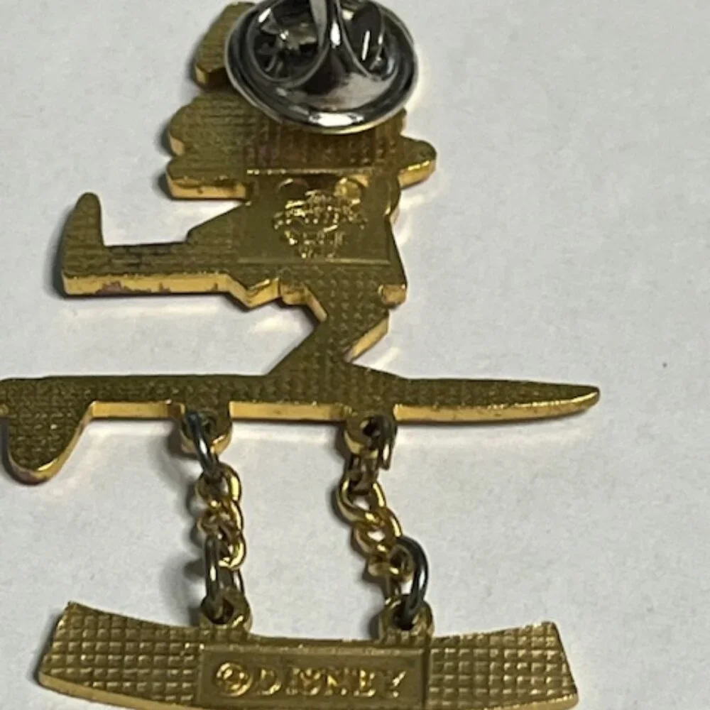 Disney Dangling Surfer Doll w/Ukulele Small World Trading Lapel Hat Vest Pin